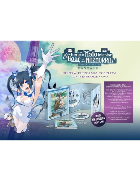 Danmachi Temporada 1 en Bluray