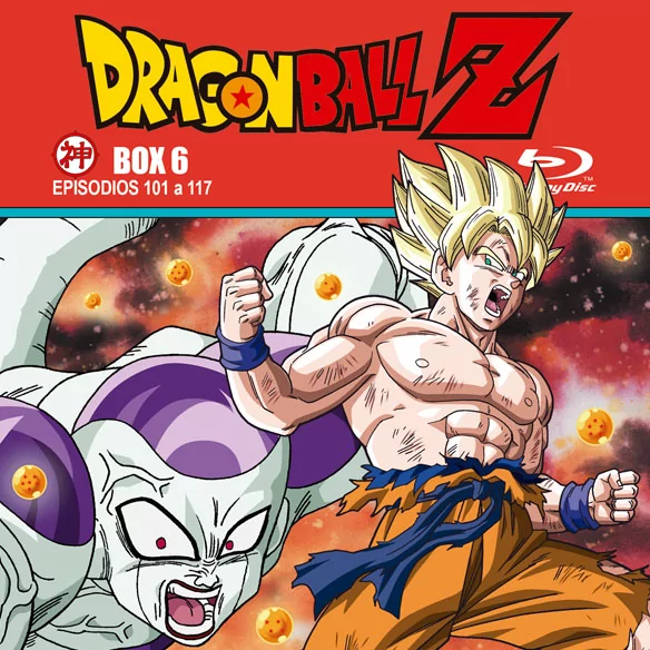 Dragon Ball Z BOX 6 Bluray Episodios 100 a 117