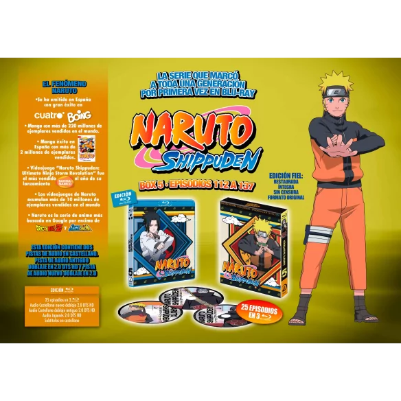 Crítica de Naruto Shippuden BOX 3-5 (Selecta Visión) - Ramen Para Dos