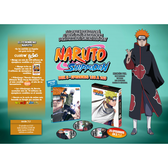 Naruto Shippuuden DVD 28  Sensei, Temporadas, Naruto
