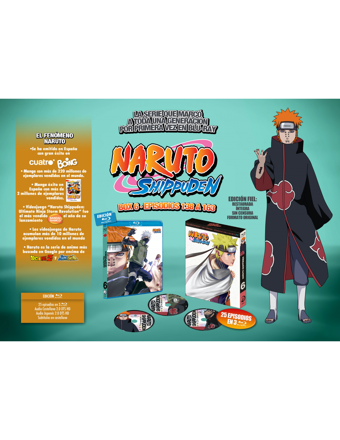 Crítica de Naruto Shippuden BOX 3-5 (Selecta Visión) - Ramen Para Dos