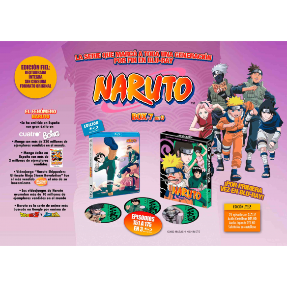 Naruto – 1ª Temporada Completa (7 Discos)