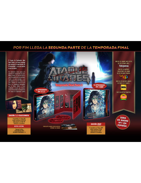 Ataque A Los Titanes Temporada Final Parte 2