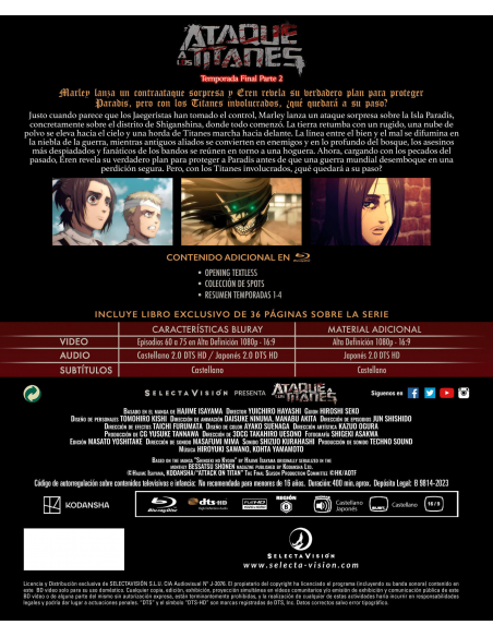 Ataque A Los Titanes Temporada Final Parte 2