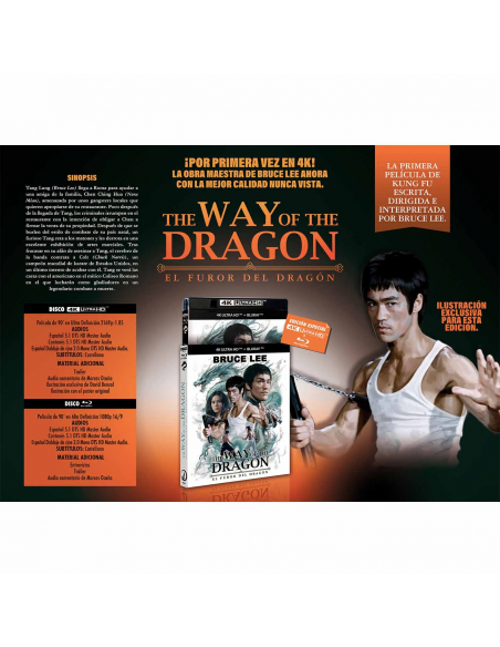 El Furor Del DragÓn. EdiciÓn 4k Ultra Hd + Blu-ray
