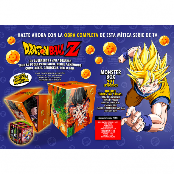 DRAGON BALL Z MONSTER BOX 2023. DVD (57 DVD)