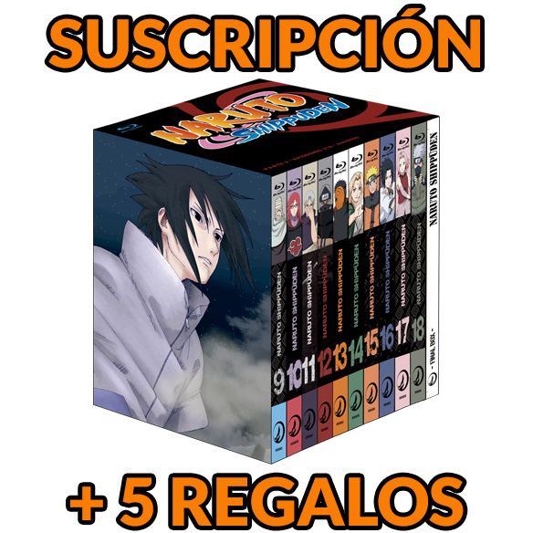 Suscripción Naruto Shippuden Parte 2. Bluray