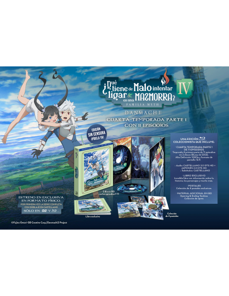 Danmachi Temporada 4 parte 1. Episodios 1 a 11