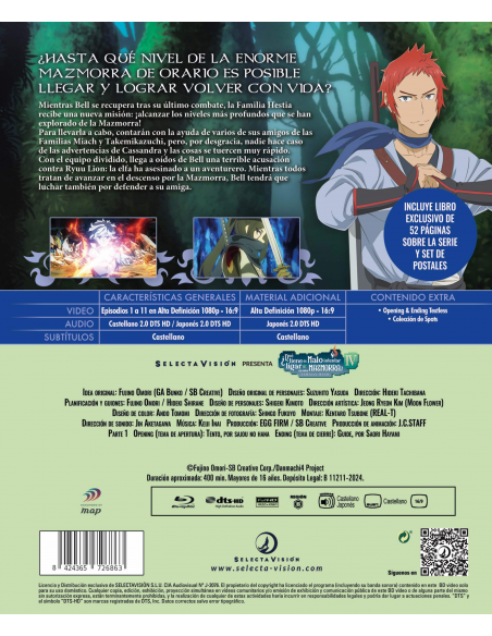 Danmachi Temporada 4 parte 1. Episodios 1 a 11