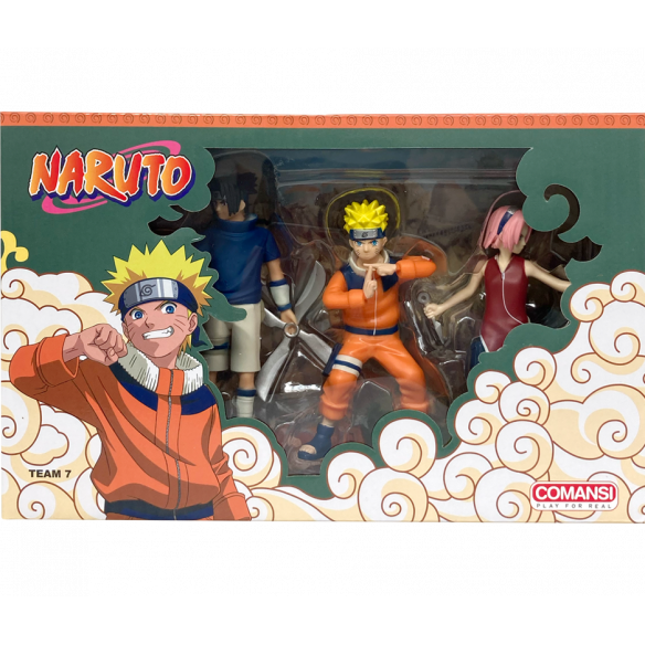 Naruto - Comansi - Set de colección Naruto TEAM 7