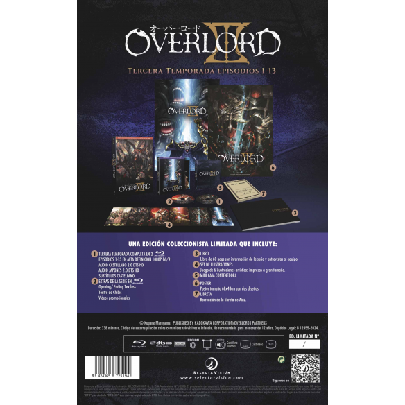 Overlord Temporada 3 Formato Coleccionista