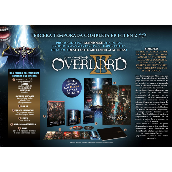 Overlord Temporada 3 Formato Coleccionista