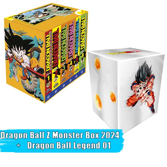 Dragon Ball Legend 01 (Castellano) + Dragon Ball Z Monster Box 2024