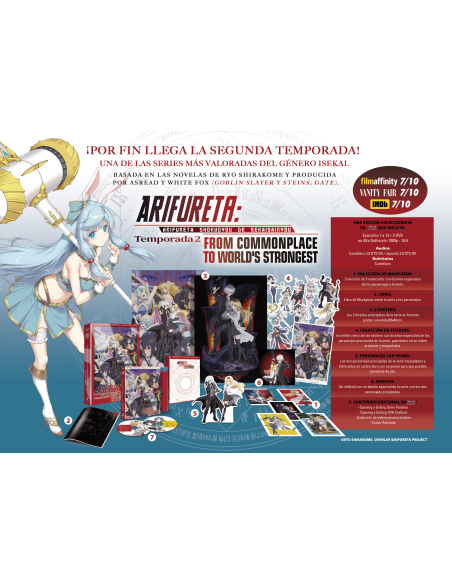 ARIFURETA TEMPORADA 2. Episodios 1 a 13 + 2 OVA