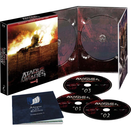 Ataque A Los Titanes Temporada 1 Blu-ray - Episodios 1 A 25