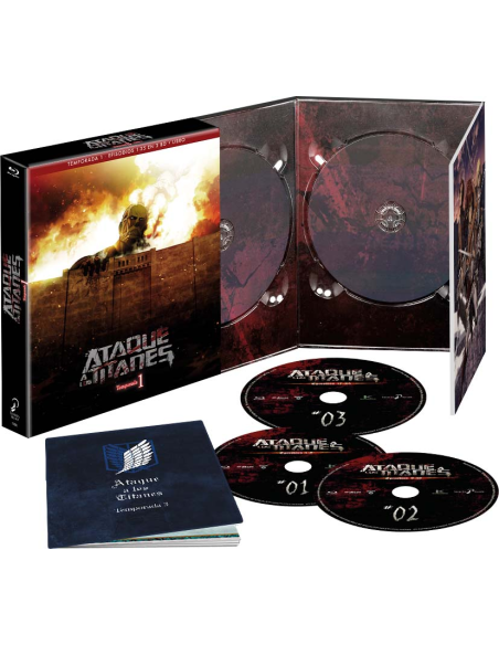 ATAQUE A LOS TITANES TEMPORADA 1 Blu-ray - Episodios 1 a 25
