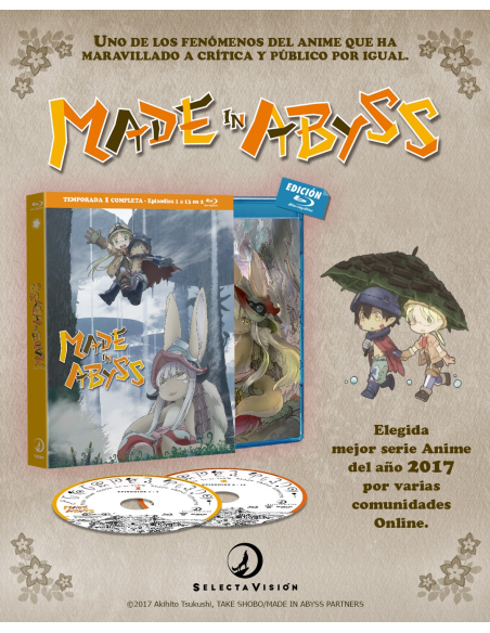 MADE IN ABYSS TEMPORADA 1 BLURAY (2025)