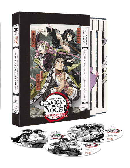 GUARDIANES DE LA NOCHE: KIMETSU NO YAIBA  Arco del entrenamiento de pilares. Episodios 1 a 11