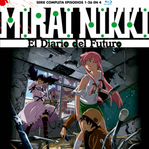 MIRAI NIKKI.  BLURAY. SERIE COMPLETA (2025)