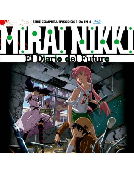 MIRAI NIKKI.  BLURAY. SERIE COMPLETA (2025)