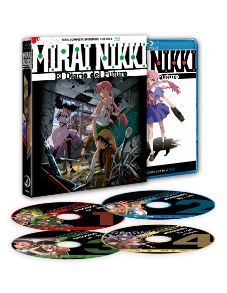 MIRAI NIKKI.  BLURAY. SERIE COMPLETA (2025)