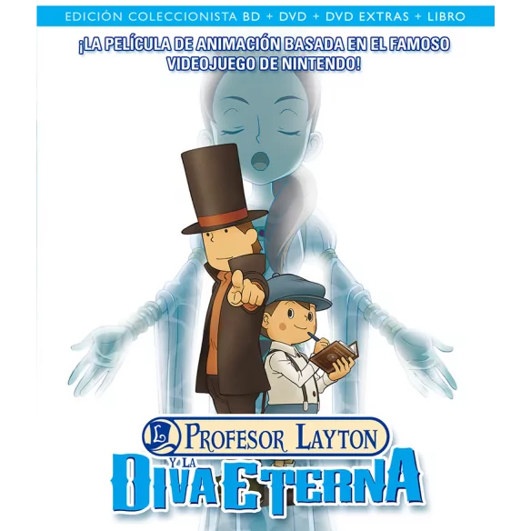 Profesor Layton y la Diva eterna - Edición Coleccionista BD+DVD+DVD Extras+Libro