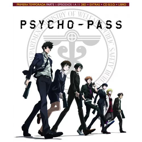 Psycho-pass - Primera Temporada Parte 1: Episodios 1 A 11 - 2 Blu-ray + Extras + Cd Bso + Libro