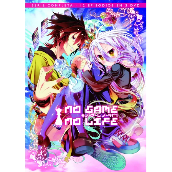No Game No Life - Serie Completa 12 episodios en 3 DVD