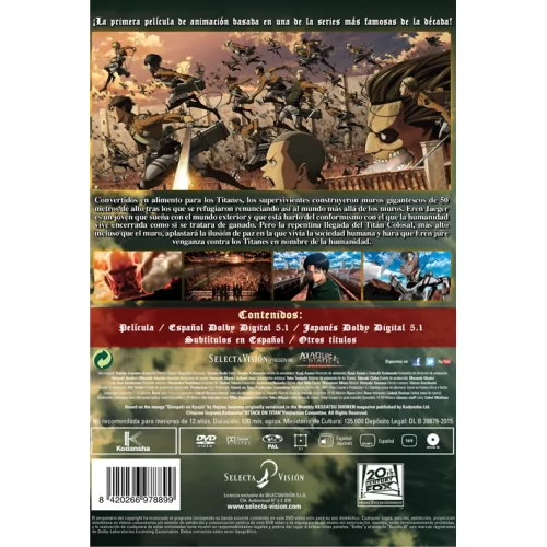 Ataque A Los Titanes, La Película Parte 1: El Arco Y La... 2