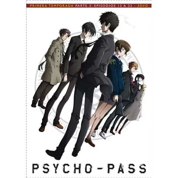 Psycho Pass, temporada 1 parte 2.- Edición DVD