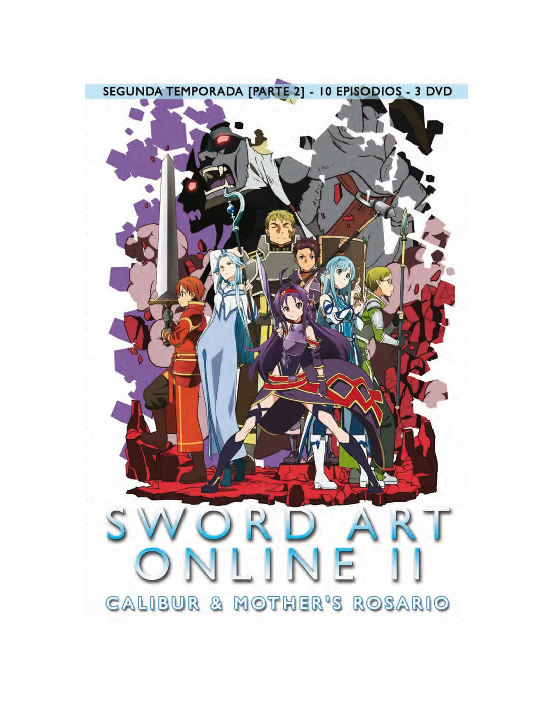 DVD Sword Art Online - Temporada 1, Parte 2 (Episodios 15-25