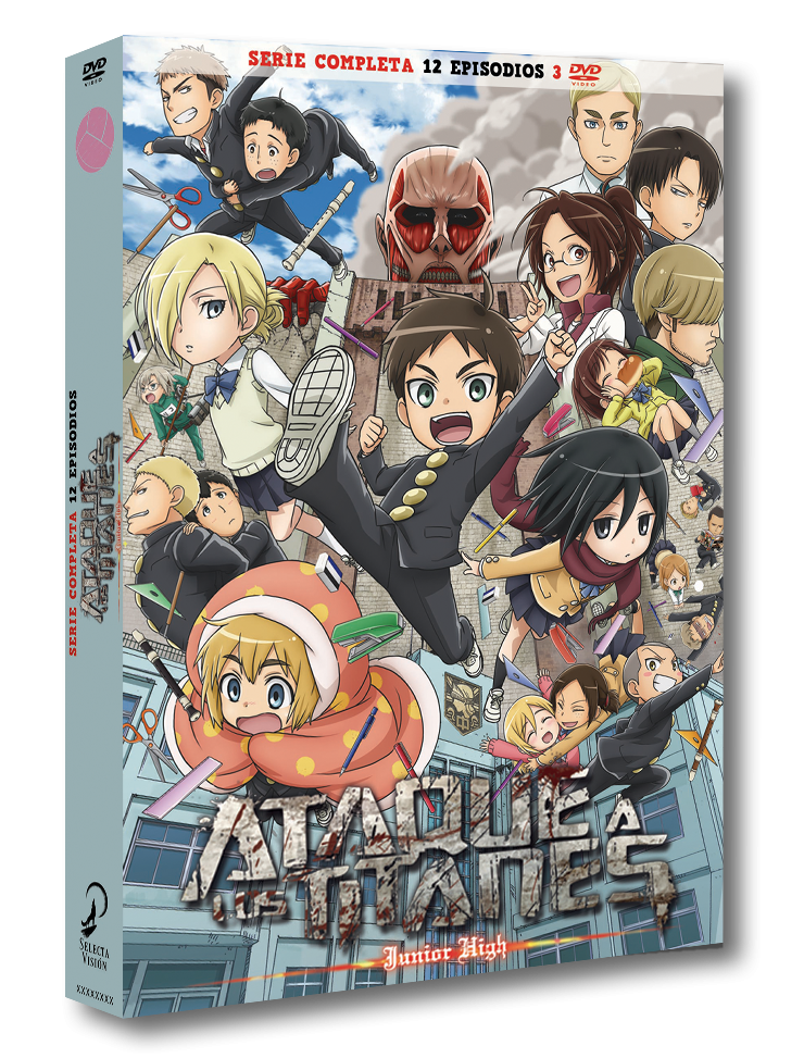 Ataque A Los Titanes Junior High. Serie Completa. Dvd