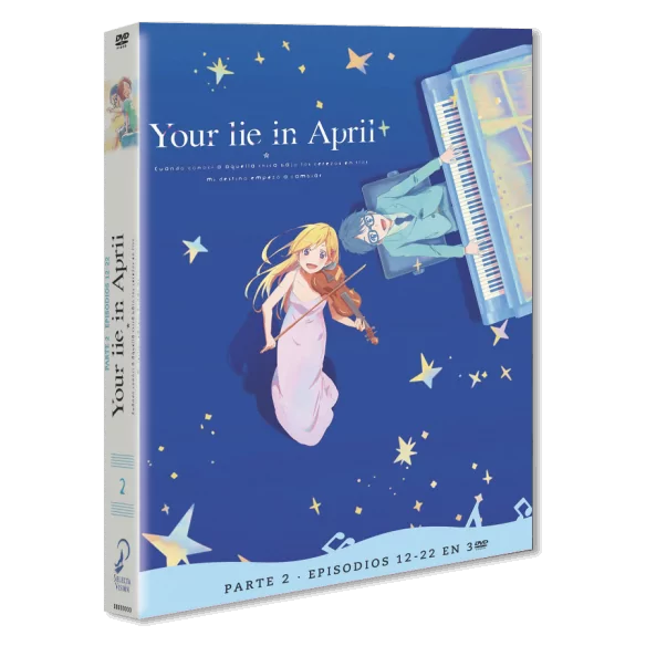 YOUR LIE IN APRIL Parte 2. Ep. 12-22 - DVD