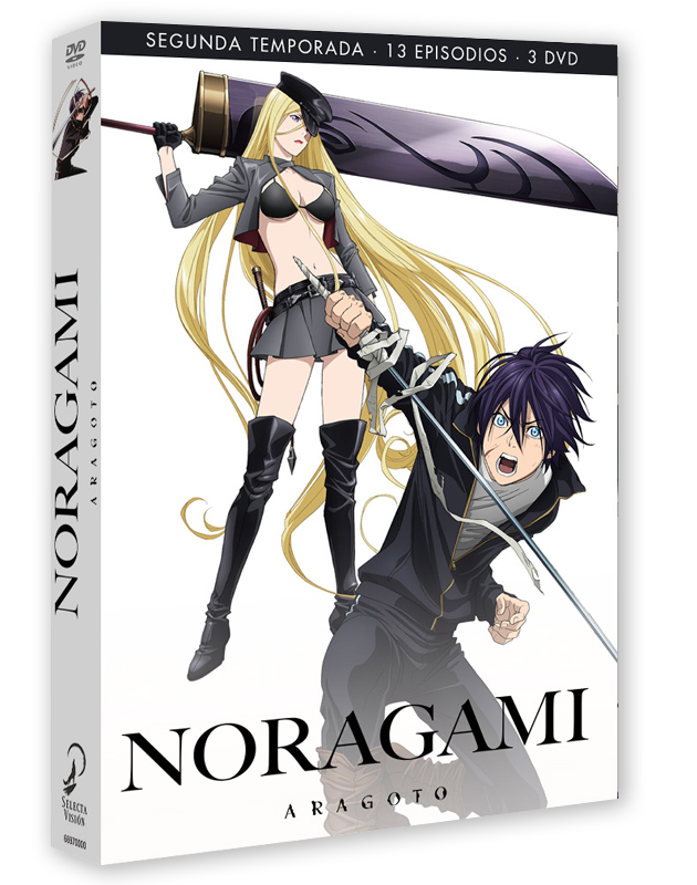 Noragami Aragoto. Temporada 2 Episodios 1 A 13. Dvd