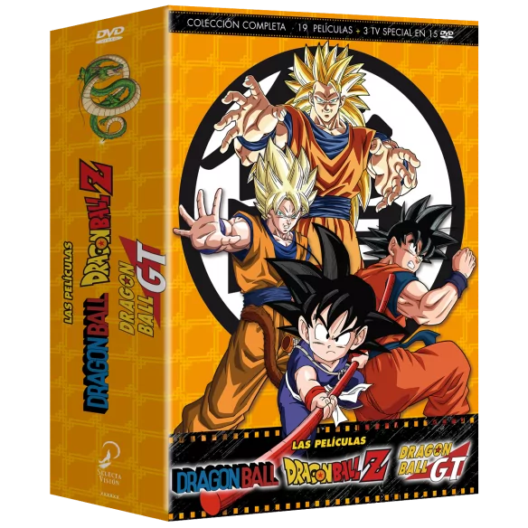 DRAGON BALL & DRAGON BALL Z LAS PELÍCULAS. Colección Completa.DVD