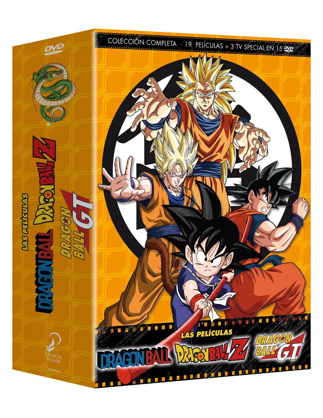 SELECTA VISION Dragon Ball z Saga Completa Box 1 ep 1 al 117 .DVD