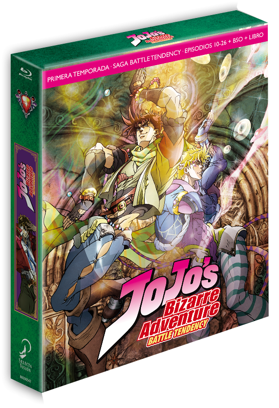 Jojo´s Bizarre Adventure Temporada 1 Parte 2. Battle Tendency. Episodios 10 A 26 Bd Edición Coleccionista.