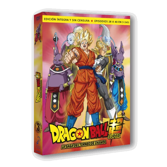 Dragon Ball Super. Box 3. Episodios 28 Al 40. Edición Dvd