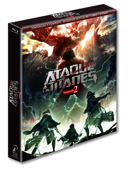 ATAQUE A LOS TITANES TEMPORADA 2. Episodios 1 a 12. Edición Coleccionista Bluray