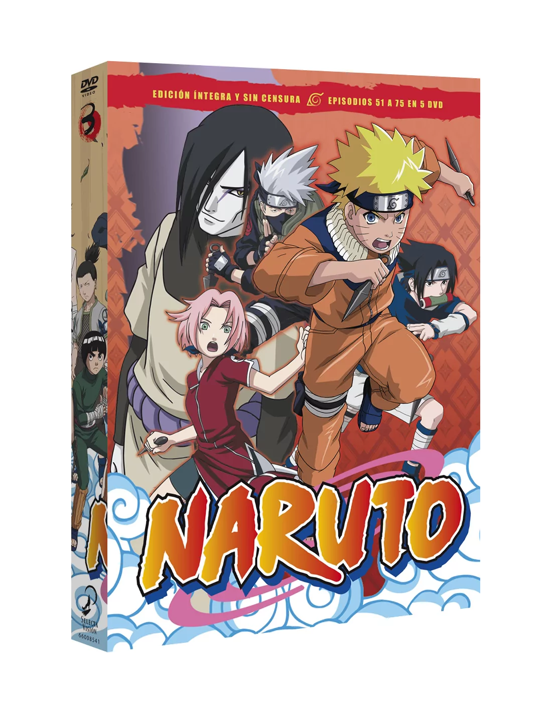 Naruto 3 Temporada Completa Em 3 Dvds