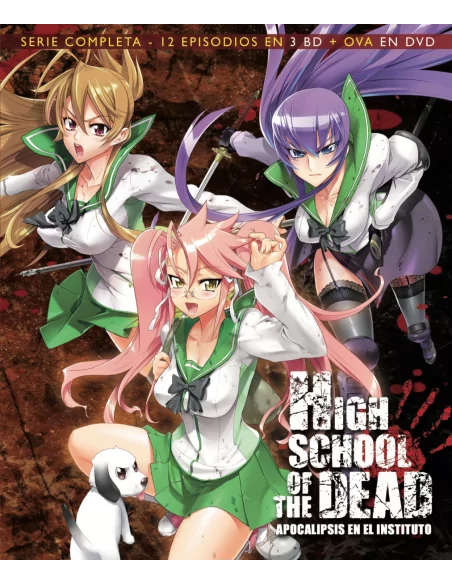 High School Of The Dead. Serie Completa 12 Eps 3 Bd+ova Dvd