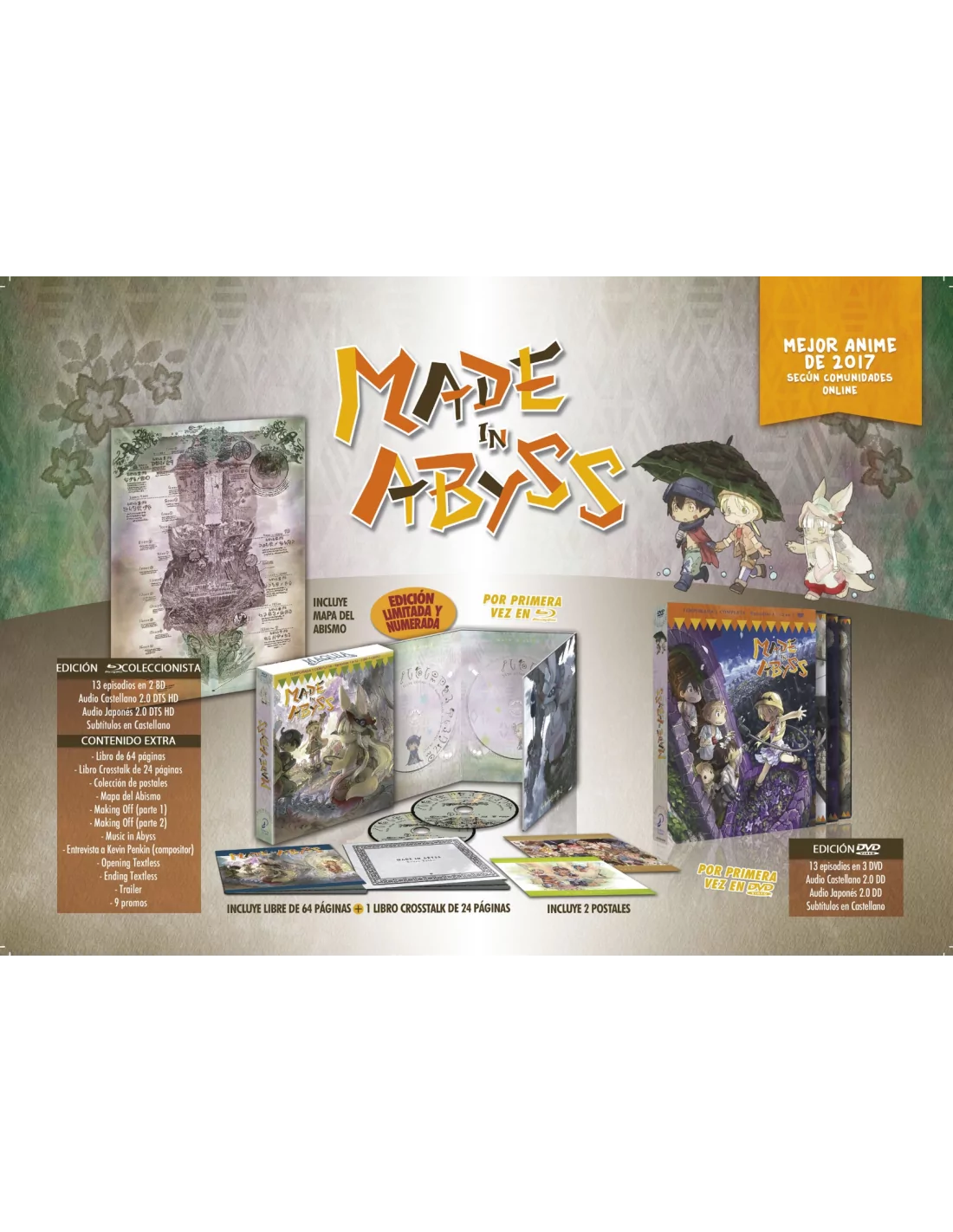 Made in Abyss Coletânea em Blu-ray