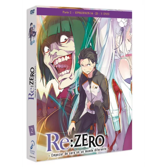 Re:zero Episodios 14 A 25 - Dvd