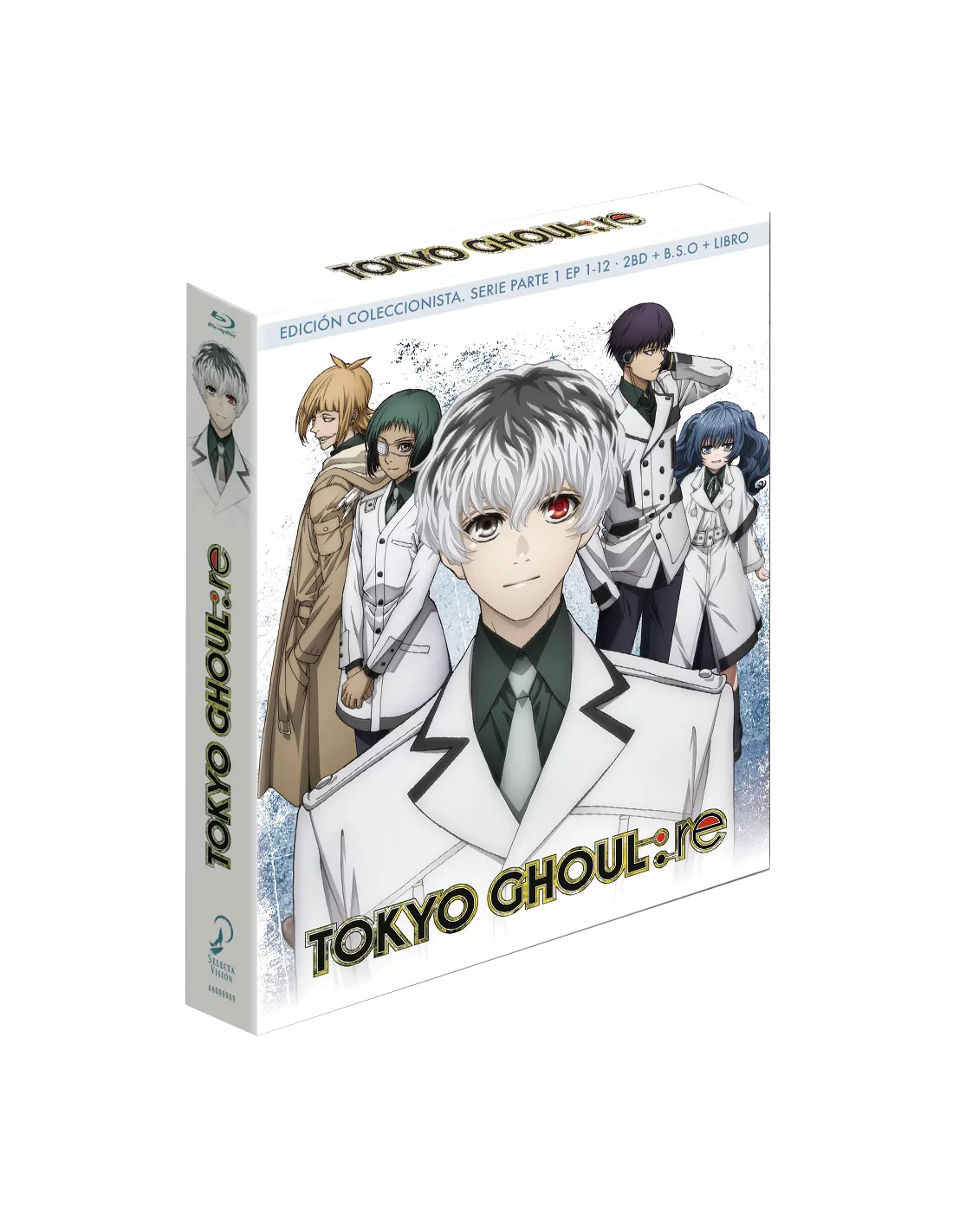 doble hazlo plano Masaje TOKYO GHOUL: RE episodios 1 a 12 Blu-ray Coleccionista