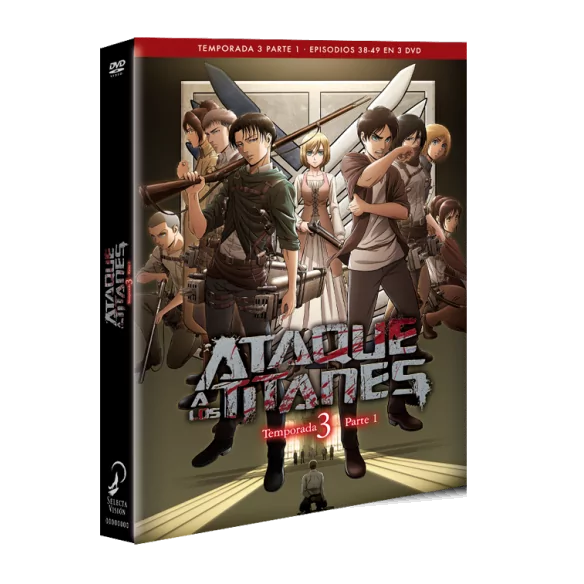 ATAQUE A LOS TITANES - Temporada 3 Parte 1 - DVD