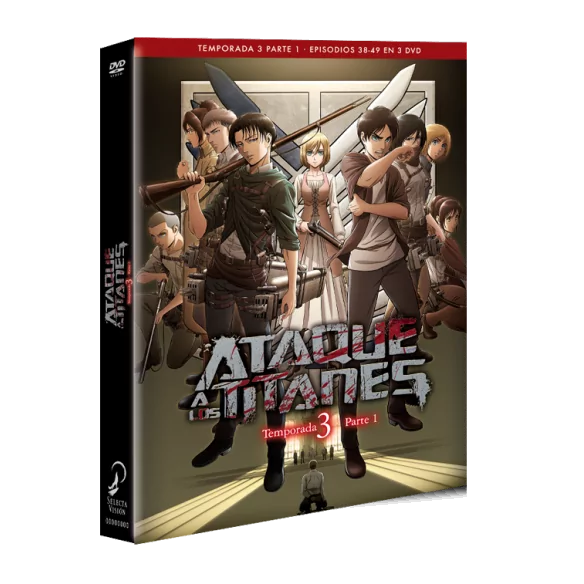 Ataque A Los Titanes - Temporada 3 Parte 1 - Dvd