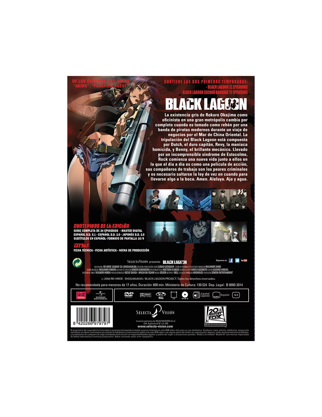 Black Lagoon - Intégrale Série TV (6 DVD) 