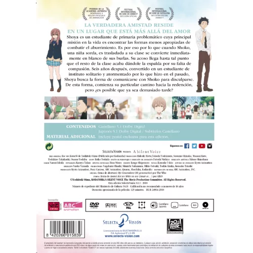 A Silent Voice - Dvd 2