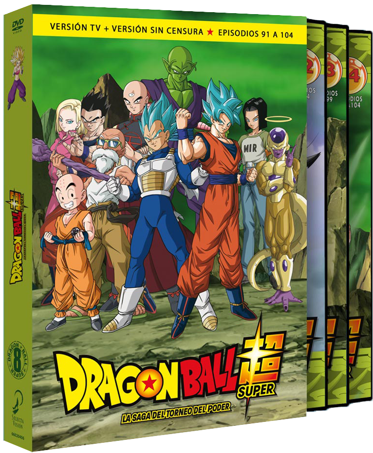 Dragon Ball Super. Box 8. Episodios 91 Al 104. Edición Dvd