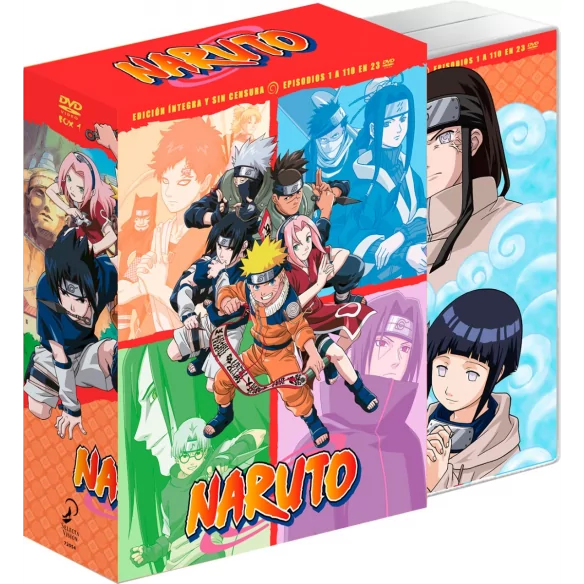 Naruto Box 1 Episodios 1 A 110 Dvd